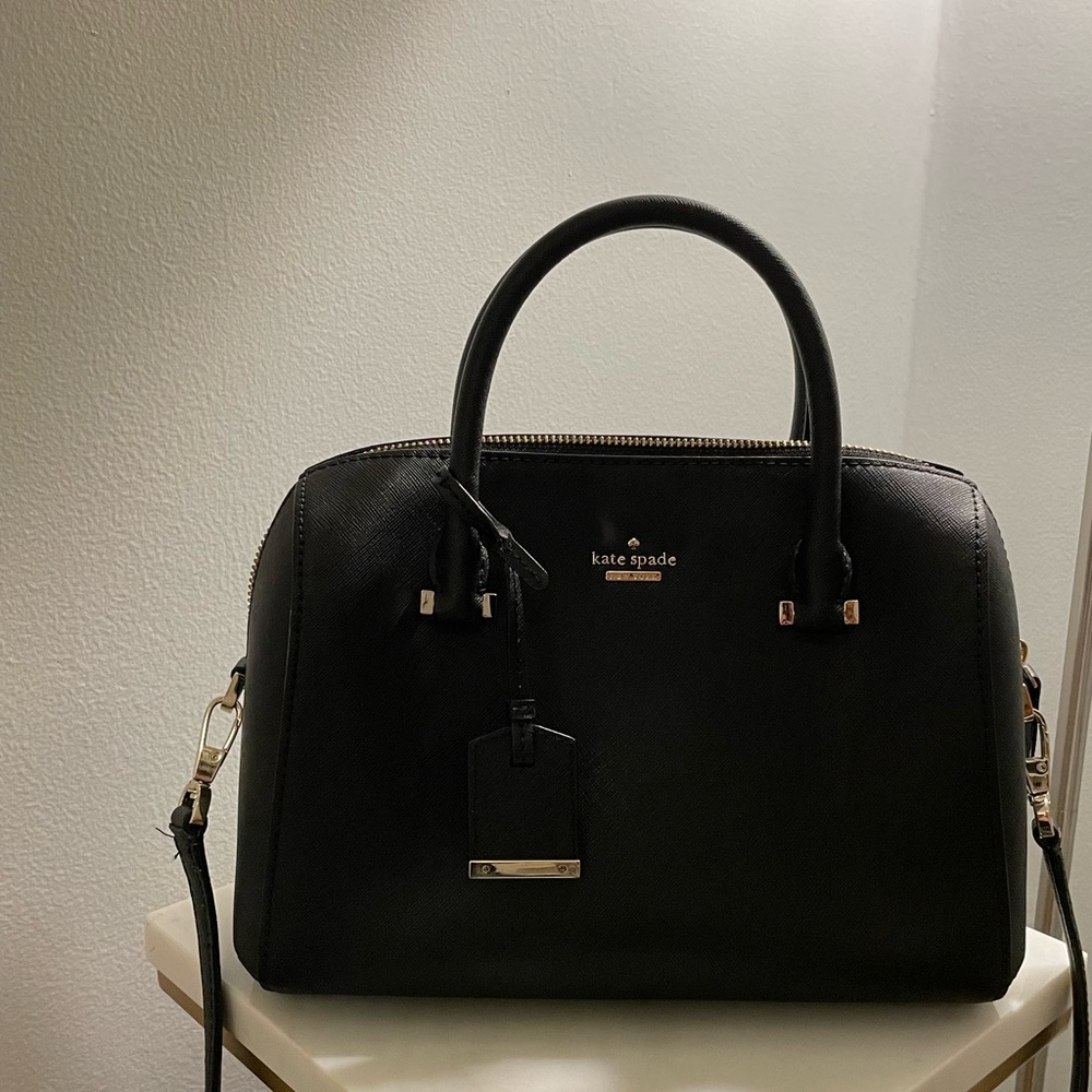 Black Leather Bag - Kate Spade Cameron Street